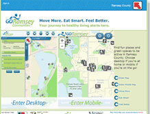 Tablet Screenshot of goramsey.co.ramsey.mn.us